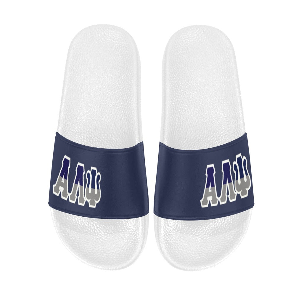 Alpha Lambda Psi Slides White Bottom