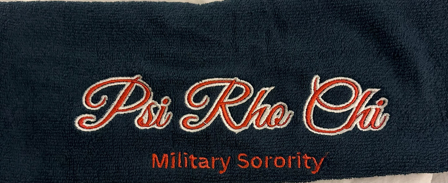 Psi Rho Chi Gym Towel