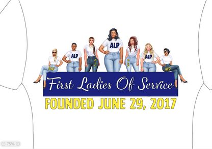 First Ladies Of Service Founders Day Shirt