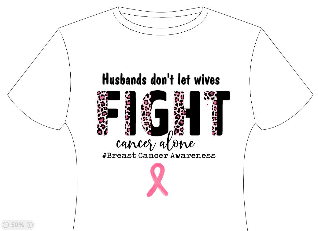 Psi Rho Chi/Phi/Husband Breast Cancer Shirt