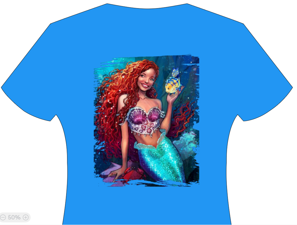 Little Mermaid Shirt Adult