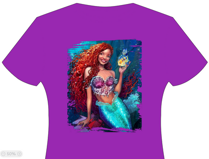 Little Mermaid Shirt Adult