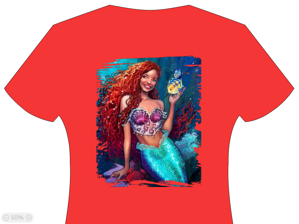 Little Mermaid Shirt Adult