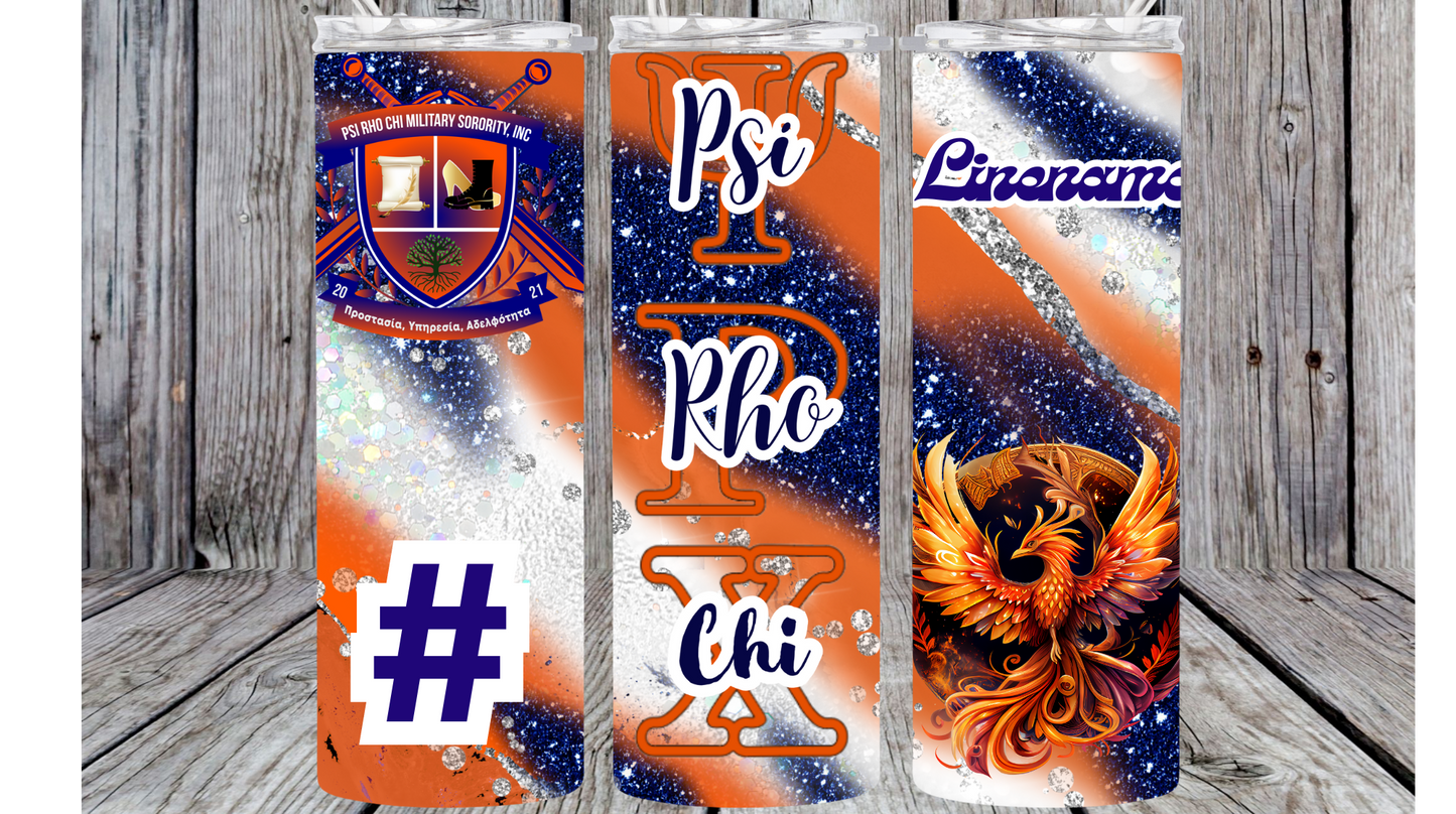 Psi Rho Chi Tumbler 1