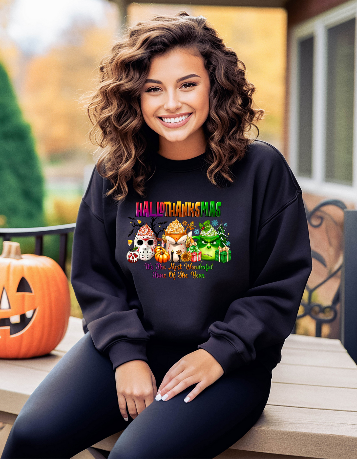 HalloThanksMas Sweatshirt