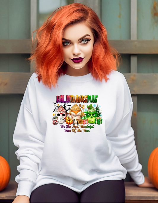 HalloThanksMas Sweatshirt