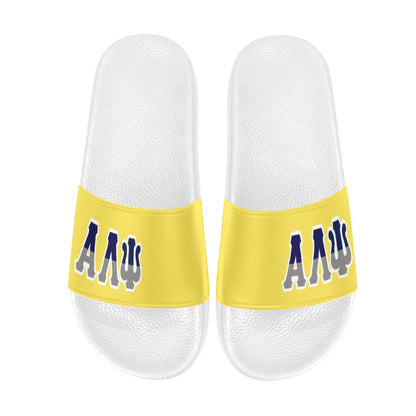 Alpha Lambda Psi Slides White Bottom