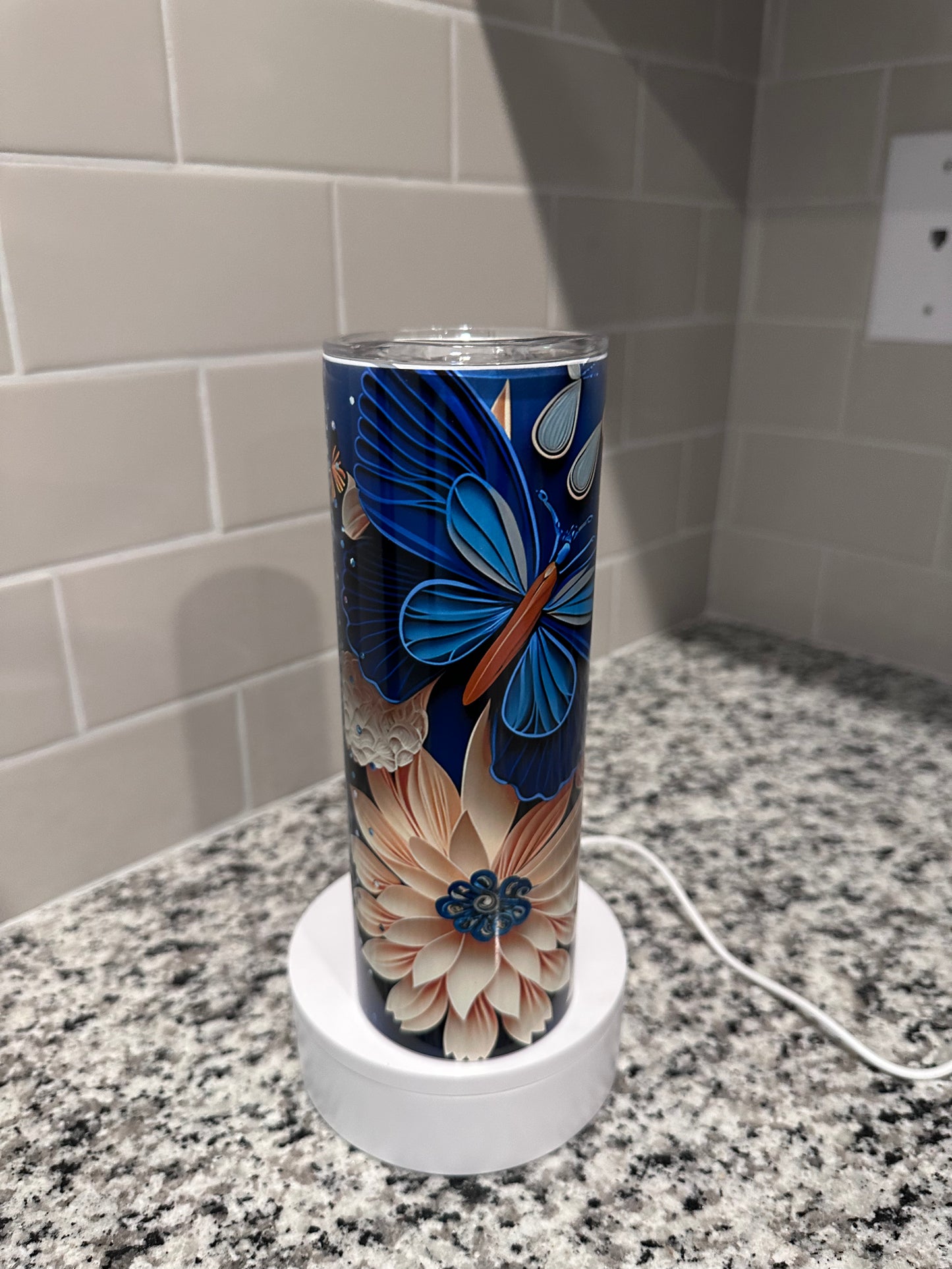 3D Flower Tumbler