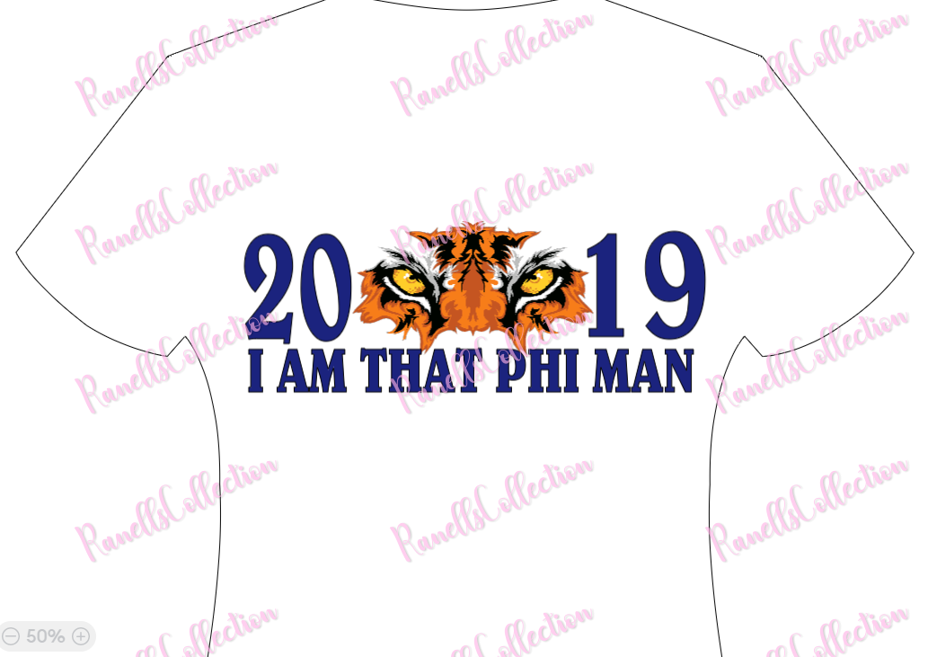 2019 I Am That Phi Man Adult Male