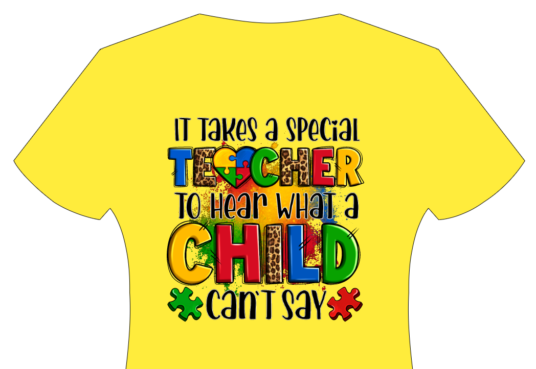 Special Teacher Autism Awareness