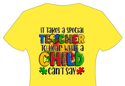 Special Teacher Autism Awareness