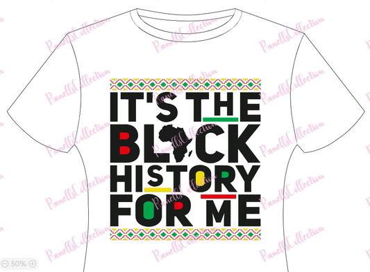 It's the Black History for Me