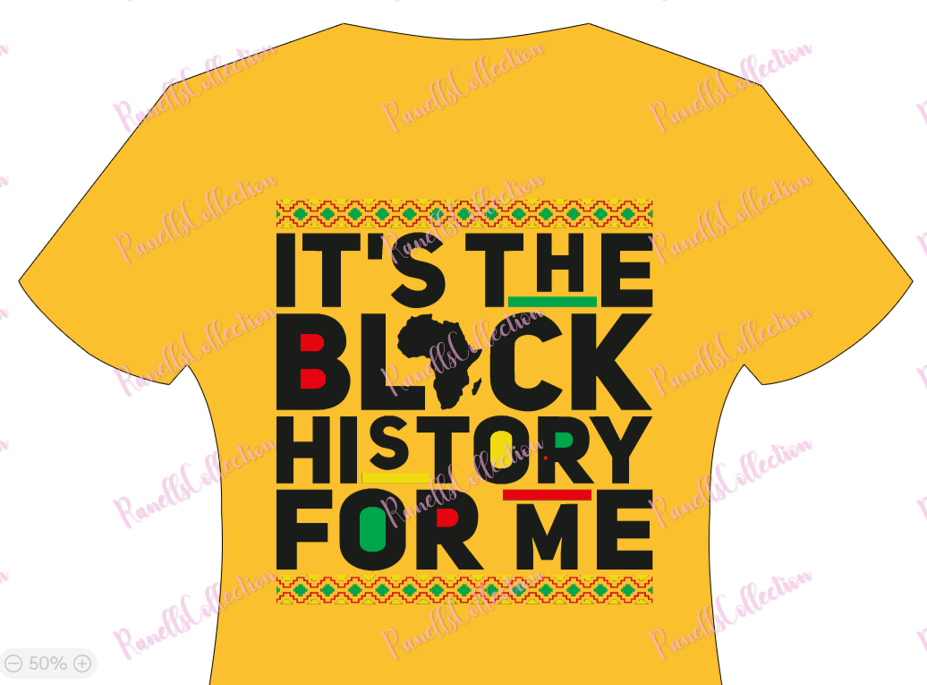 It's the Black History for Me