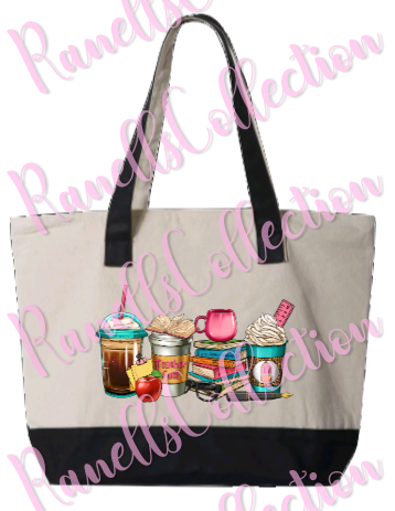 Teacher and Coffee Tote