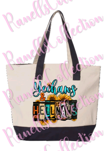 Yeehaws and Hellnaws Tote