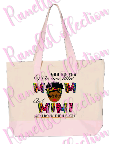 Two Titles Mom/Mimi Tote