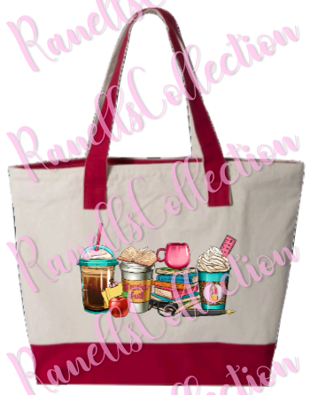 Teacher and Coffee Tote